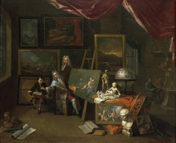 Peter Tillemans The Artist's Studio